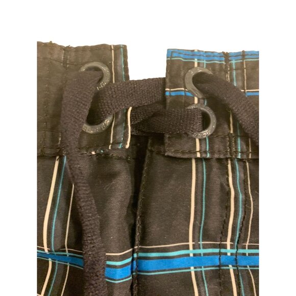 Speedo Mens Black Plaid Swim Shorts XXL - Picture 2 of 8